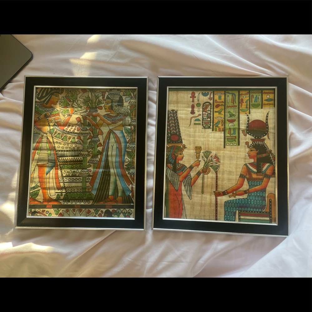 Real Egyptian paintings
